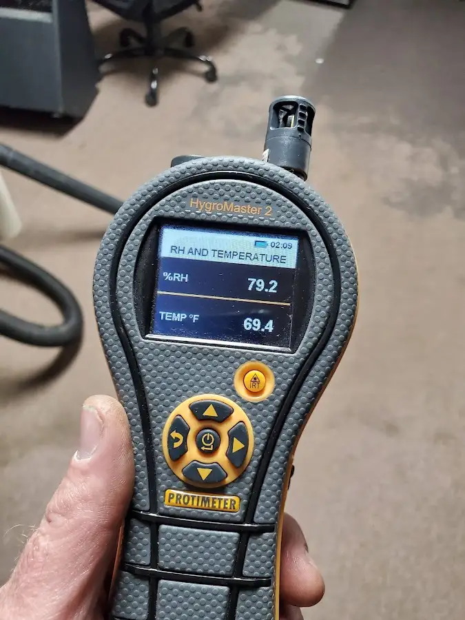 Moisture meter humidity assessment for Fire & Smoke Damage Restoration in Parole